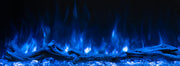 Close-up of the Modern Flames Landscape Pro Multi flame in blue