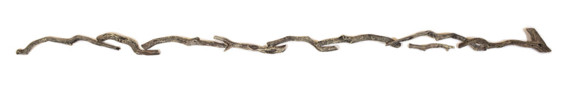 Modern Flames driftwood log set for the Landscape Pro Slim 80 inch, laid out on a white background