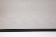 Close-up of the fine mesh and black frame edge on a Modern Flames Landscape Pro Slim screen