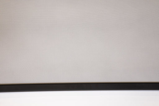Close-up of the fine mesh and black frame edge on a Modern Flames Landscape Pro Slim screen