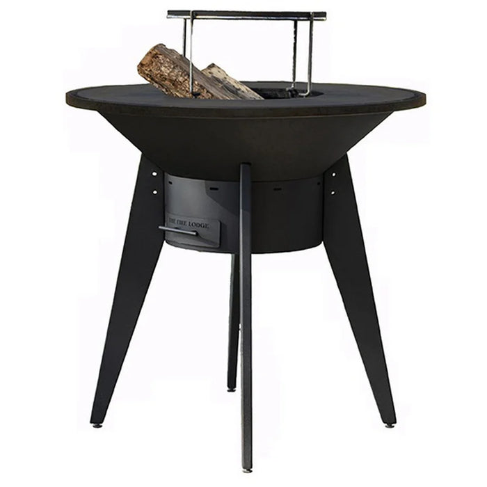 The Outdoor Plus Mojave Wood Burning Grill, Round Wood Burning Grill, Table Top Grill