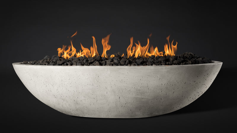 Slick Rock Concrete Oval Oasis Fire Bowl - 60" Length