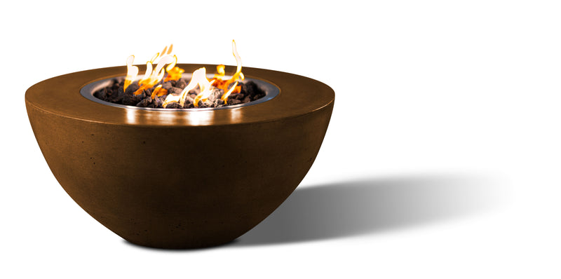 Slick Rock Concrete Oasis 34" Round Fire Bowl