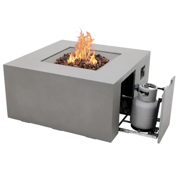 Elementi Rocky Propane Square Fire Table