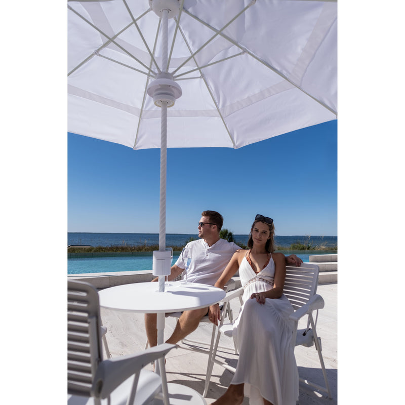 Current Luxury Helux™ Solar Motorized Market Umbrella