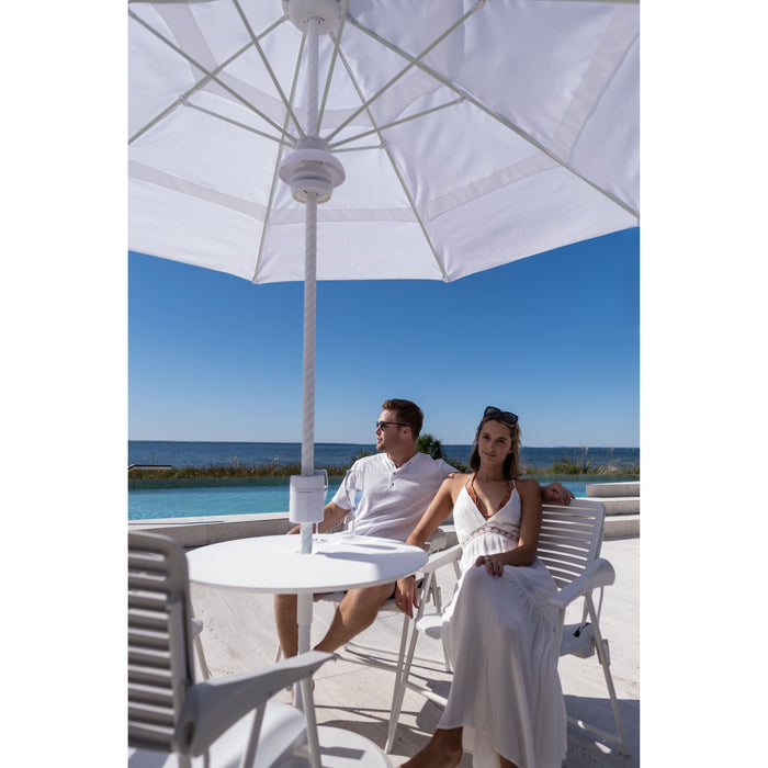 Current Luxury Helux™ Solar Motorized Market Umbrella