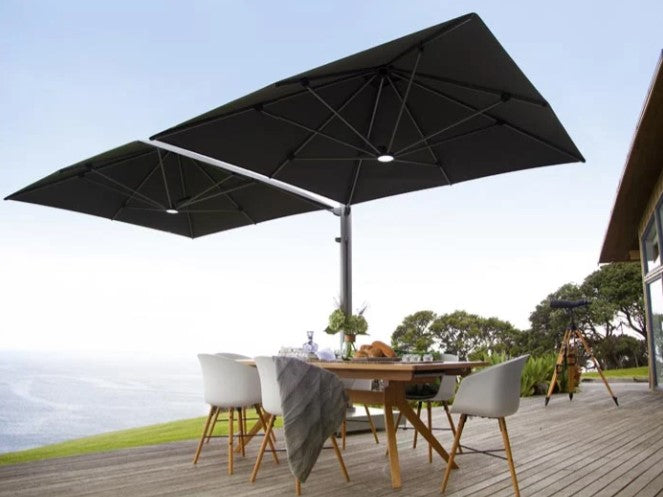 Shadowspec Unity™ Duo Commercial Cantilever Umbrella - Square