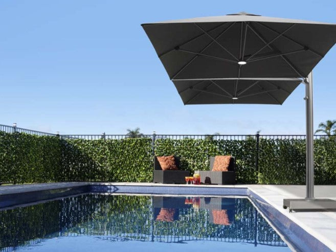 Shadowspec Unity™ Duo Commercial Cantilever Umbrella - Square