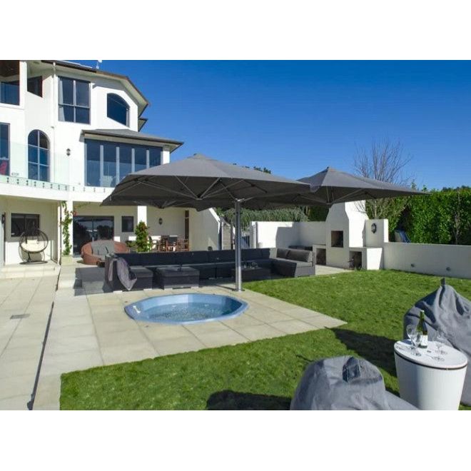 Shadowspec Unity™ Duo Commercial Cantilever Umbrella - Square