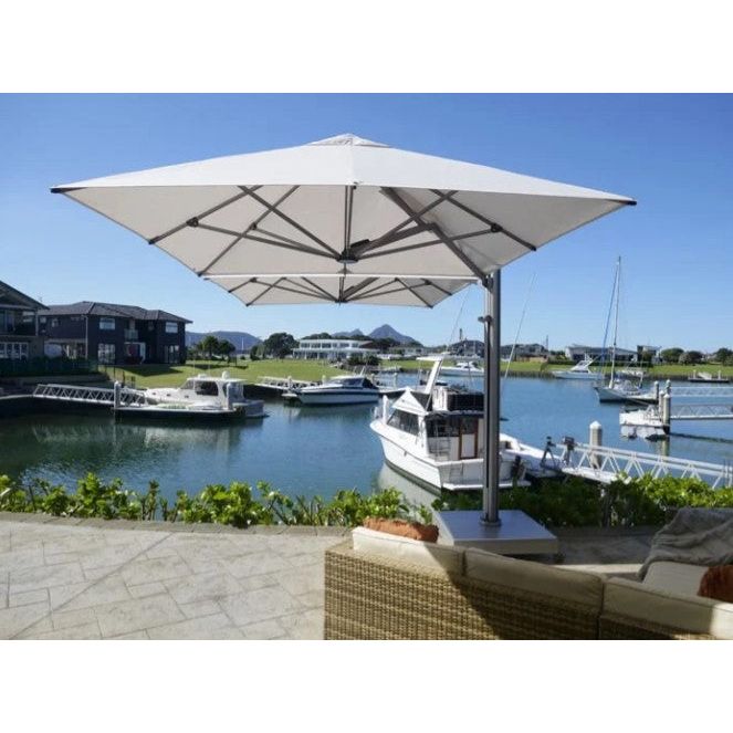 Shadowspec Unity™ Duo Commercial Cantilever Umbrella - Square