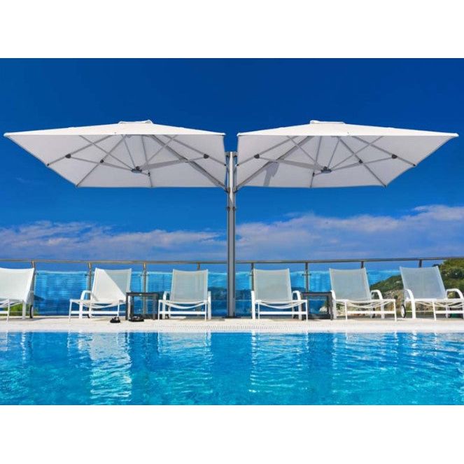 Shadowspec Unity™ Duo Commercial Cantilever Umbrella - Square