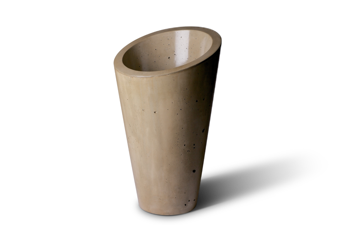 Slick Rock Concrete Bouquet Slim Planter