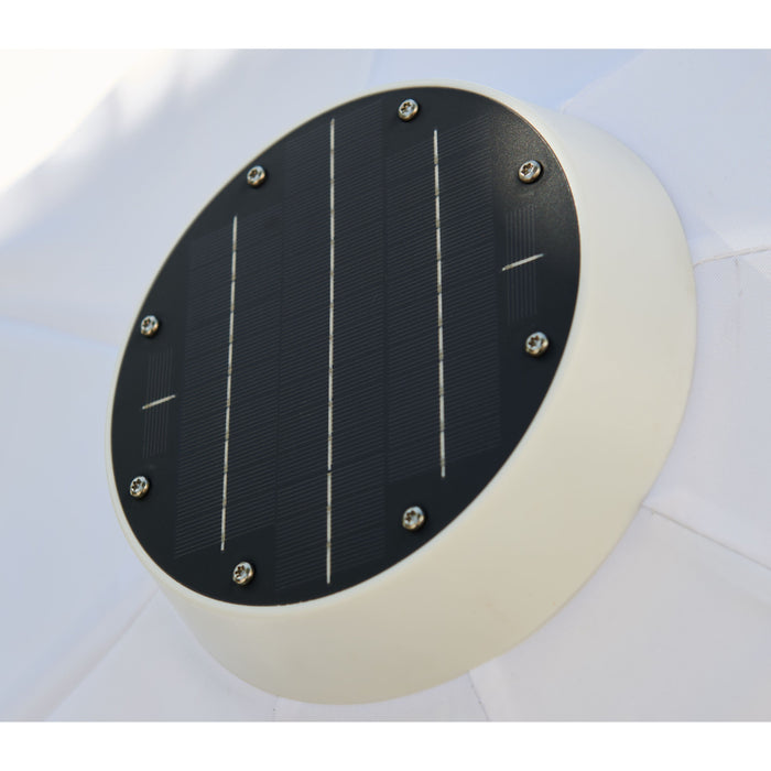 Current Luxury Helux™ Solar Motorized Market Umbrella