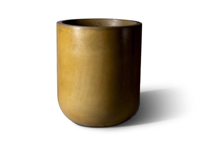 Slick Rock Concrete Bell Tall Planter