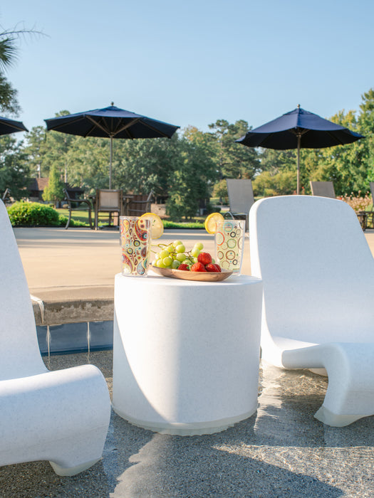 TenJam Ripple Side Table - In Pool and Patio Side Table